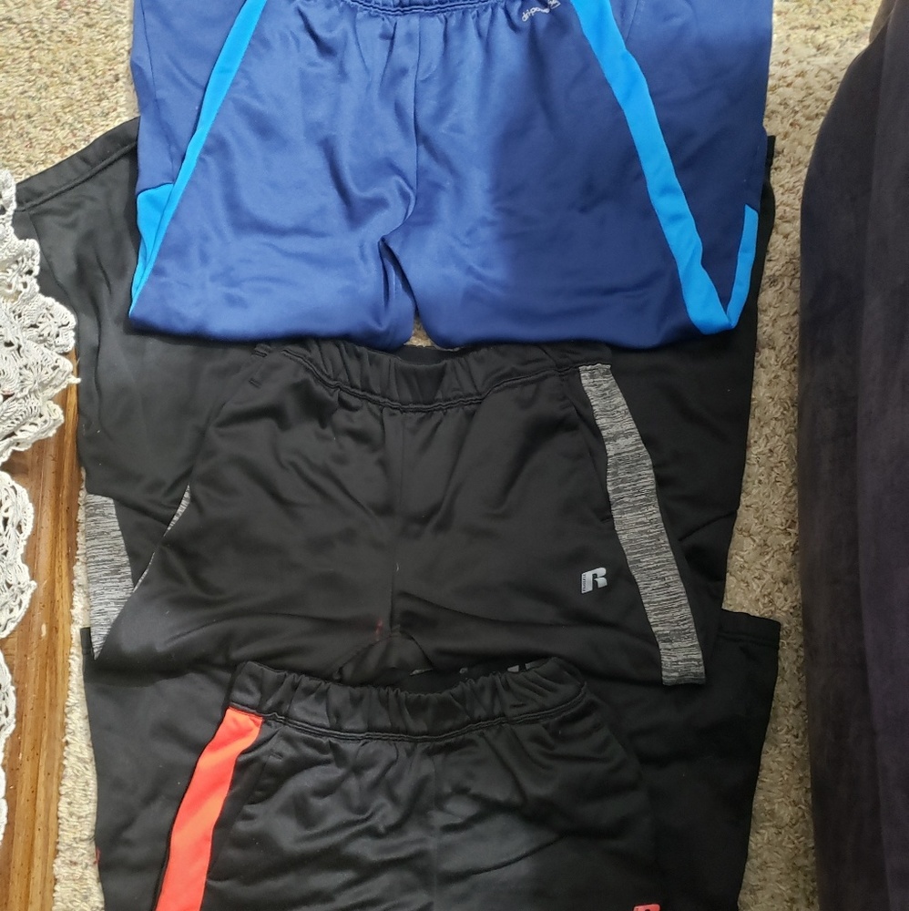 Boys Athletic Pants w/pockets Size L(10-12) Lot 3
